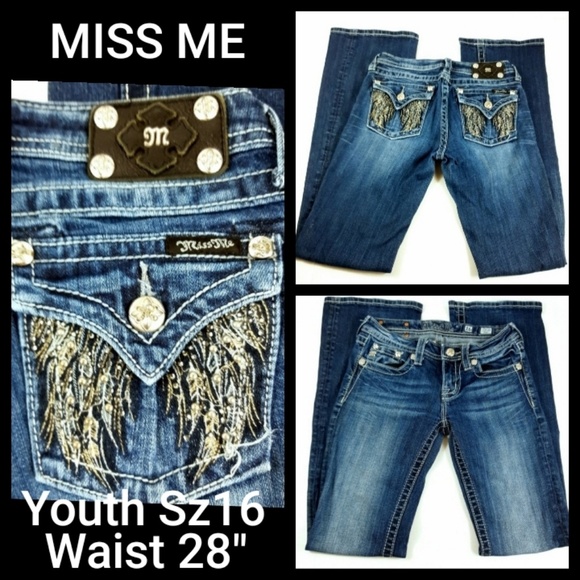 Miss Me Other - Miss Me Jeans Sz 16 Boot Cut Waist 28"